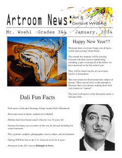 Dali Fun Facts - Greenville City Schools