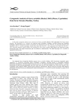 Turkey - Turkish Journal of Fisheries and Aquatic Sciences