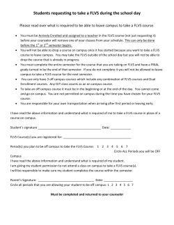 FLVS Student Agreement Form