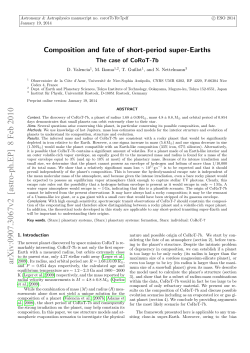 Composition and fate of short-period super