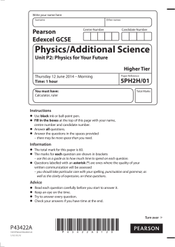 Physics/Additional Science - Manchester Health Academy
