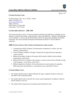 Pastoral Epistles - Maranatha Baptist University