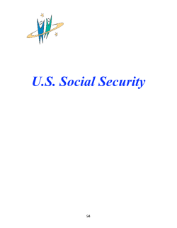 Information on US Social Security