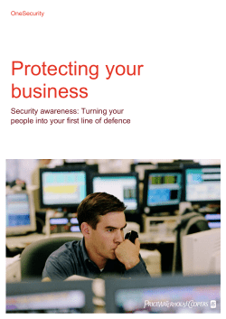 Protecting your business: Turning your people into your first line of