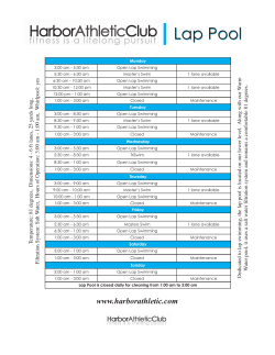 Lap Pool - Harbor Athletic Club