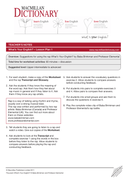 Lesson Plan 1 - Macmillan Dictionary