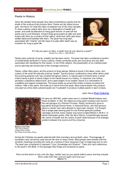 Everything about PEARLS