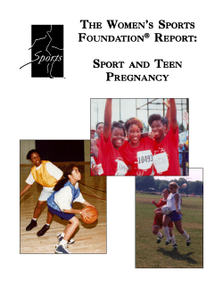 THEW OMEN`SS PORTS FOUNDATION &reg;R EPORT: SPORT AND T