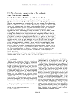 Full-fit, palinspastic reconstruction of the conjugate Australian
