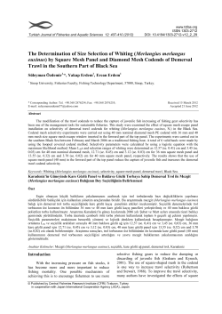 The Determination of Size Selection of Whiting (Merlangius