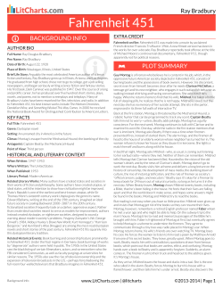 Fahrenheit 451 - Harding Charter Preparatory High School