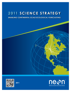 NEON Science Strategy document