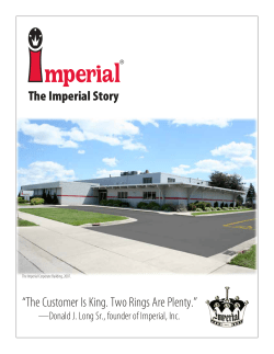 The Imperial Story - Imperial Supplies LLC