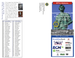 Lexington Lions Club Patriots Day 5 Mile Road Race 97th Annual