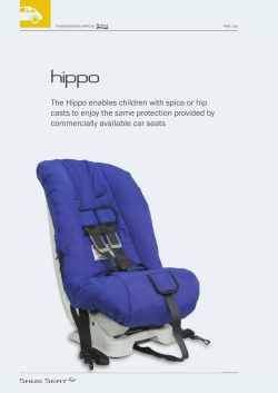 Snug Seat Hippo Brochure