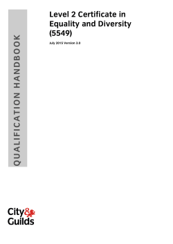 Level 1/2/3 Award / Certificate / Diploma in/for