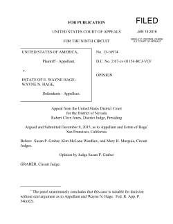 United States v. Estate of E. Wayne Hage