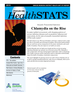 Chlamydia on the Rise - Why are local health statistics important?