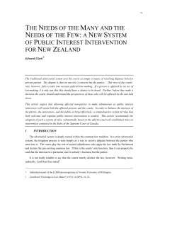 pdf THE NEEDS OF THE MANY AND THE NEEDS OF THE FEW