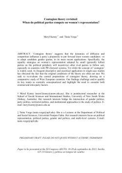 Contagion theory revisited: When do political parties