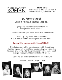 St. James School Spring Portrait Photo Session!