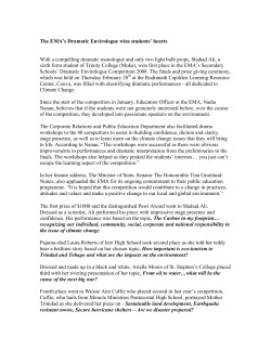 The EMA`s Dramatic Envirologue wins students` hearts With a