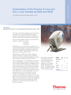 Resolving Overlapping Peak Problems in Fluorine and Iron with