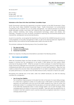 Pacific Environment Limited