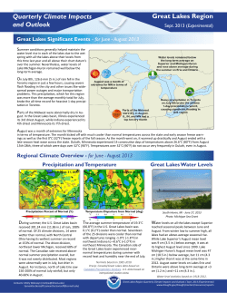 September 2013 - Midwestern Regional Climate Center