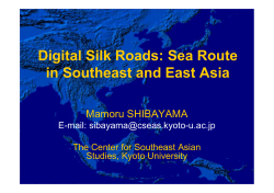 Digital Silk Roads: Sea Route in Southeast and East Asian Regions