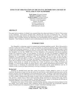 effects of urbanization on the spatial distribution and size