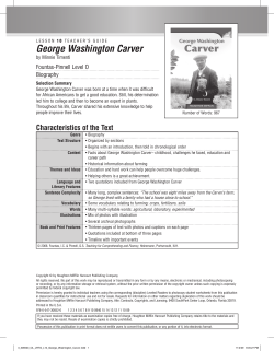 George Washington Carver - Houghton Mifflin Harcourt