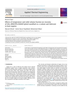 Effects of temperature and solid volume fraction on viscosity of SiO2