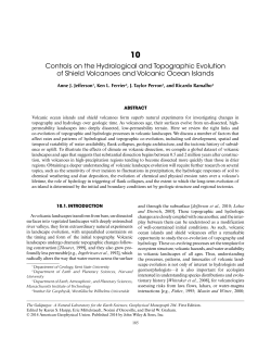 Controls on the Hydrological and Topographic Evolution of Shield