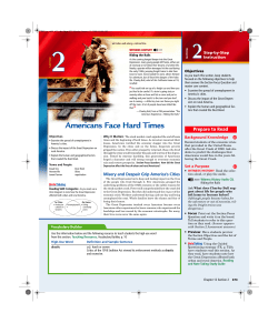 Americans Face Hard Times