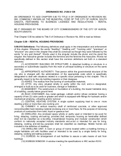 AN ORDINANCE TO ADD CHAPTER 5.90 TO