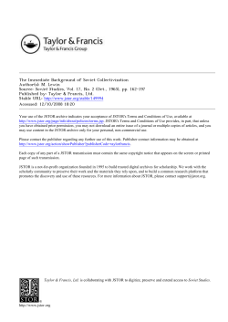 Soviet Collectivization