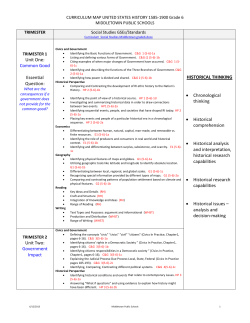 Common Good Essential Question