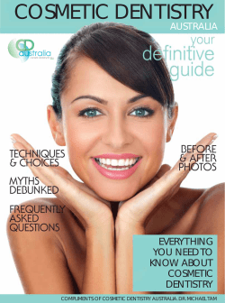 of Cosmetic Dentistry