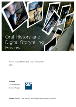 Oral History and Digital Storytelling Review