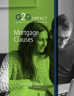 Mortgage Clauses