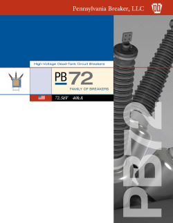 pb72 spec sheet pdf - Pennsylvania Breaker, LLC