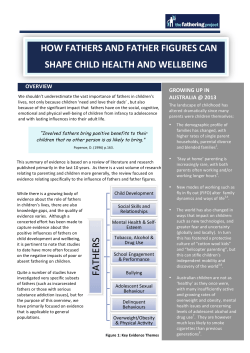 How fathers and father figures can shape child health and wellbeing