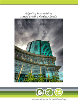 Edge City Sustainability Surrey, British Columbia, Canada