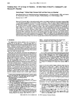 Oxidation State +IV in Group 12 Chemistry. Ab Initio Study of Zinc(IV