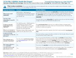 CC10-300-1-2000DX: Health Net Oregon