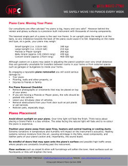 piano care: moving your piano
