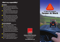 Farmer At Work Brochure - Alabama Farmers Federation