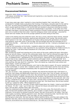 Preconceived Notions