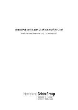 130 Divided We Stand - Libyas Enduring Conflicts.docx